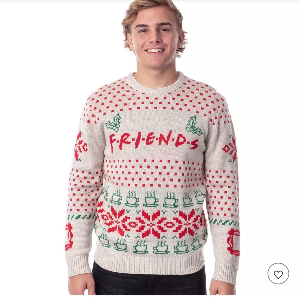 Friends The Television Series Ugly Sweater Unisex Size Small
